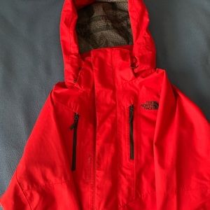 North Face Hot Red Winter Coat